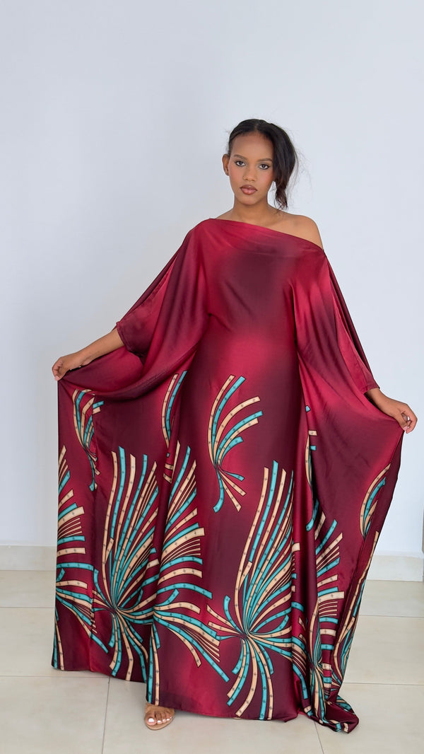 Radiant Cascade Kaftan (Dress)