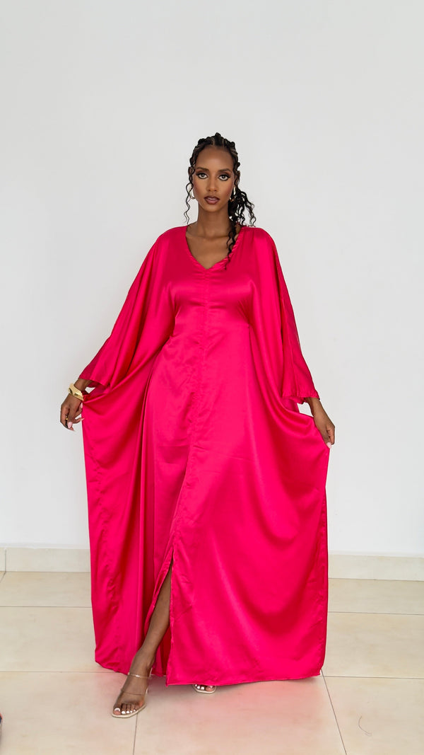 Radiant Rouge Kaftan (Dress)