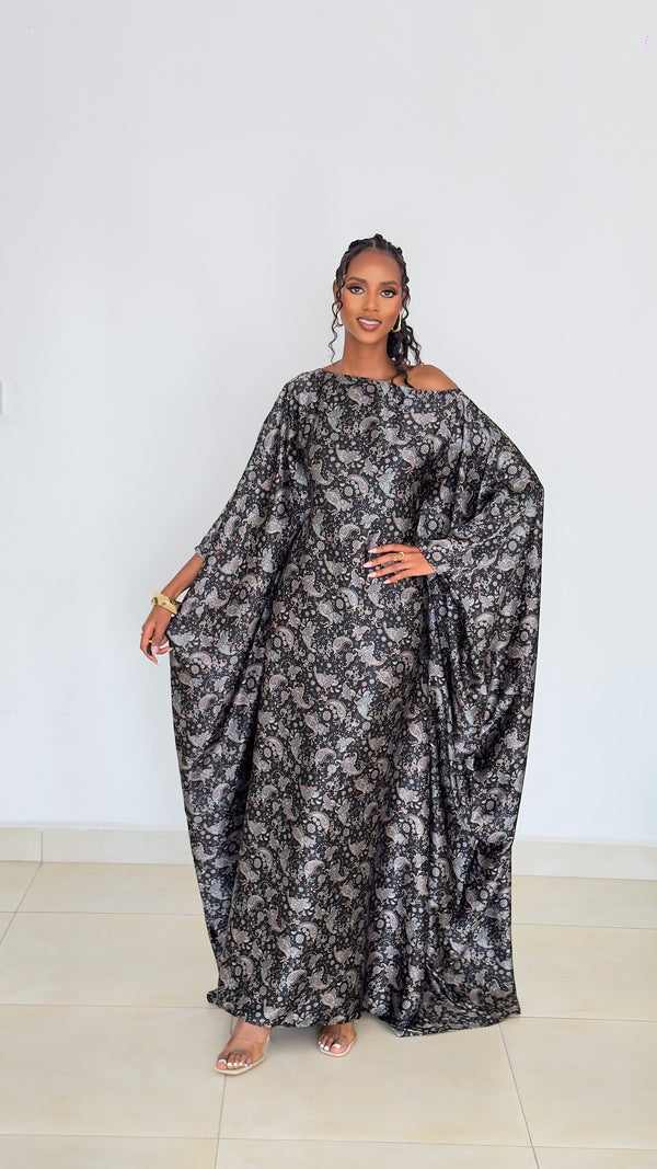 Midnight Paisley Kaftan (Dress)