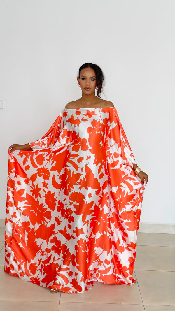 Sunset Bloom Kaftan (Dress)