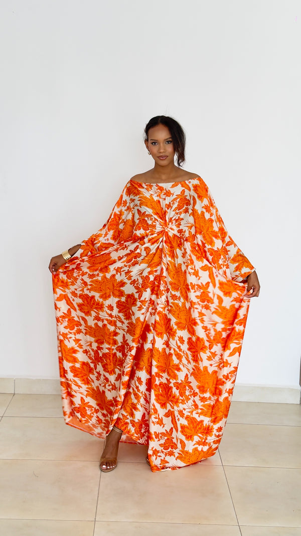 Sunburst Bloom Kaftan (Dress)