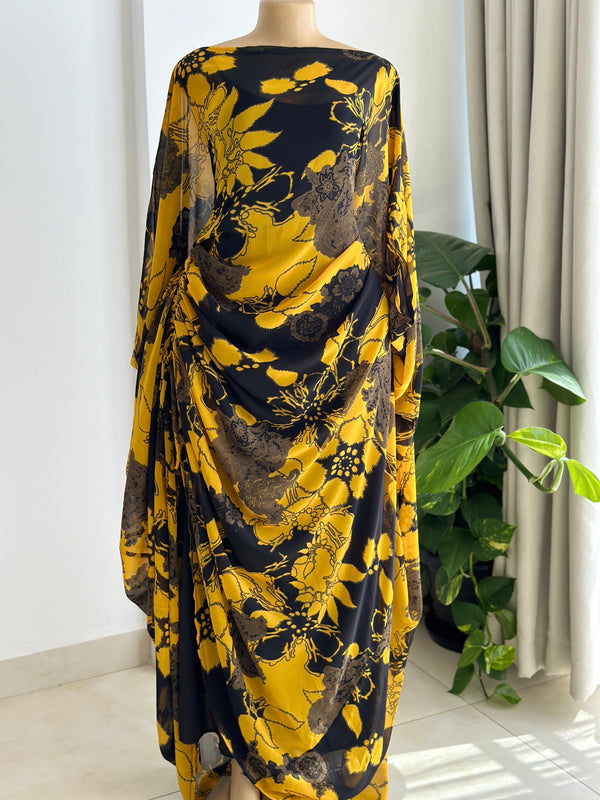 Golden Noir Kaftan (Dress)